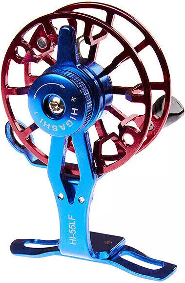 Изображение товара Катушка инерционная Higashi HI-55LF / 05156 (Blue/Red)