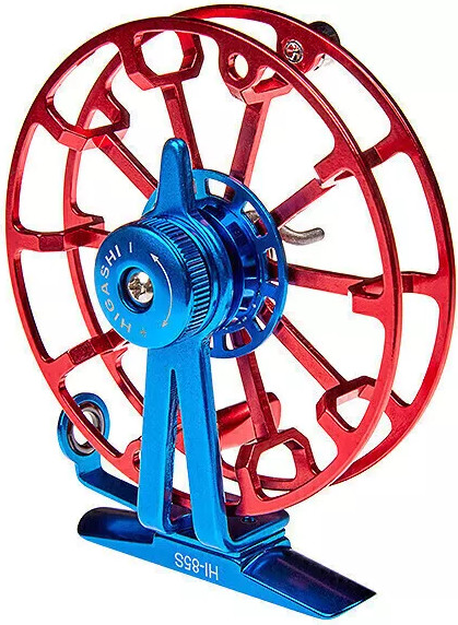 Изображение товара Катушка инерционная Higashi HI-85S / 01508 (Blue/Red)