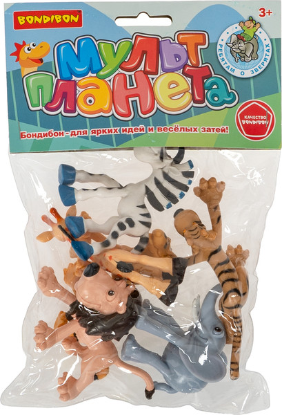 Изображение товара Набор фигурок игровых Bondibon Ребятам о зверятах / ВВ6512