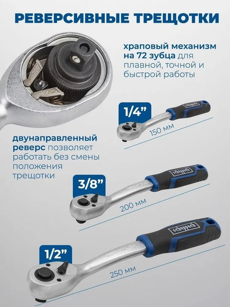 Изображение товара Универсальный набор инструментов Scheppach SCH-38841+2 (59300)