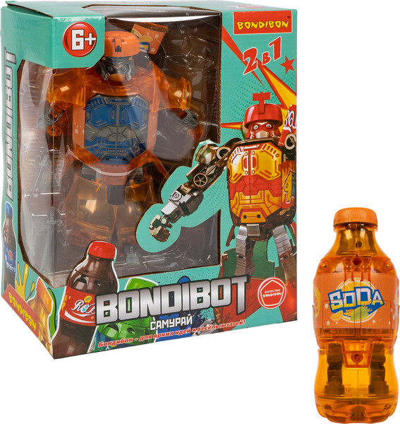 Изображение товара Робот-трансформер Bondibon Bondibot Самурай / ВВ6543