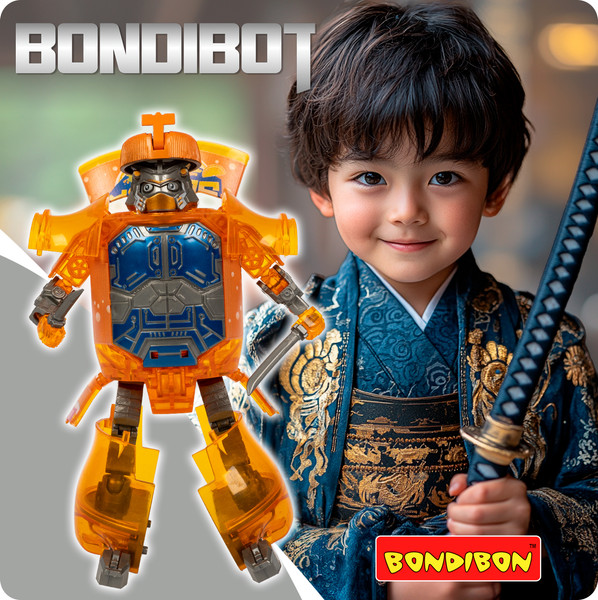 Изображение товара Робот-трансформер Bondibon Bondibot Самурай / ВВ6543