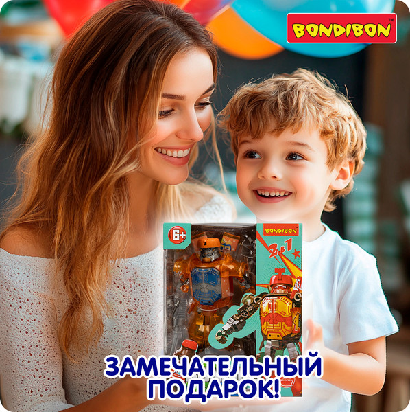 Изображение товара Робот-трансформер Bondibon Bondibot Самурай / ВВ6543