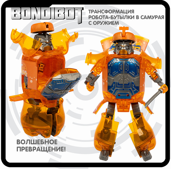 Изображение товара Робот-трансформер Bondibon Bondibot Самурай / ВВ6543