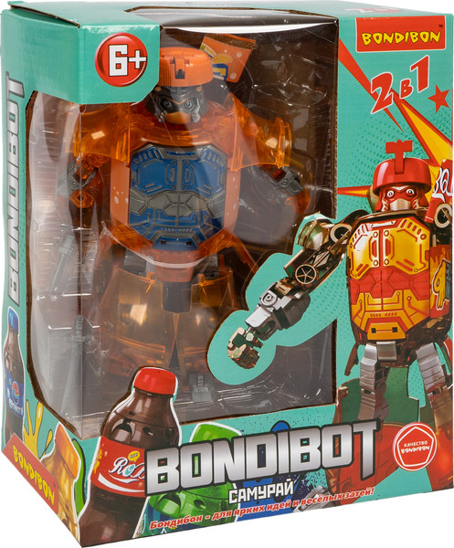 Изображение товара Робот-трансформер Bondibon Bondibot Самурай / ВВ6543