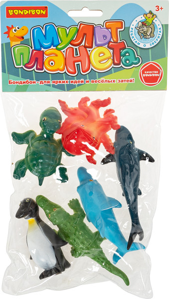 Изображение товара Набор фигурок игровых Bondibon Ребятам о зверятах / ВВ6509