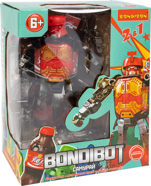 Изображение товара Робот-трансформер Bondibon Bondibot Самурай / ВВ6541