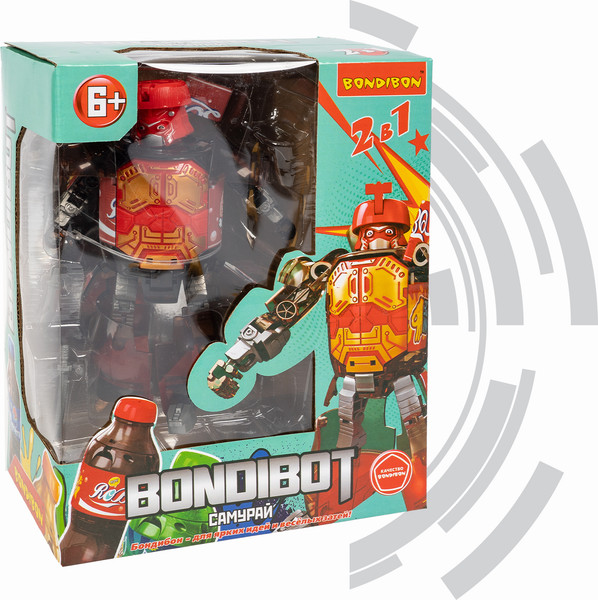 Изображение товара Робот-трансформер Bondibon Bondibot Самурай / ВВ6541