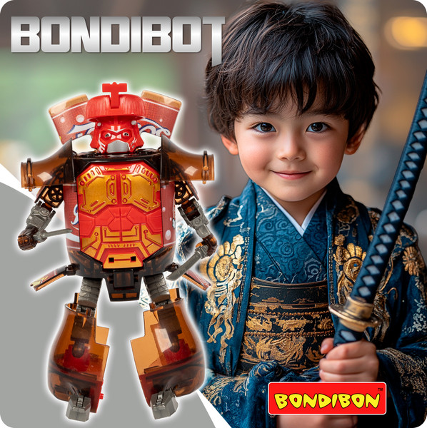 Изображение товара Робот-трансформер Bondibon Bondibot Самурай / ВВ6541