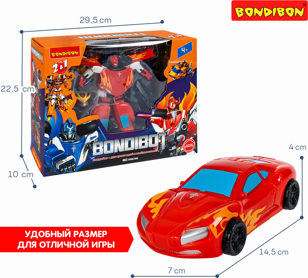 Изображение товара Робот-трансформер Bondibon Bondibot / ВВ6533
