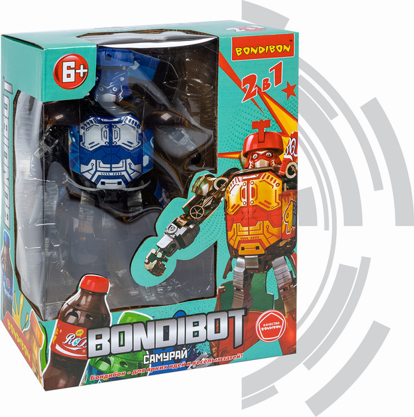 Изображение товара Робот-трансформер Bondibon Bondibot Самурай / ВВ6542