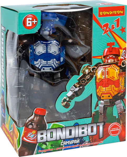 Изображение товара Робот-трансформер Bondibon Bondibot Самурай / ВВ6542