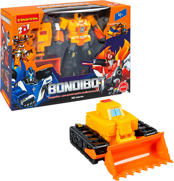 Изображение товара Робот-трансформер Bondibon Bondibot Бульдозер / ВВ6535
