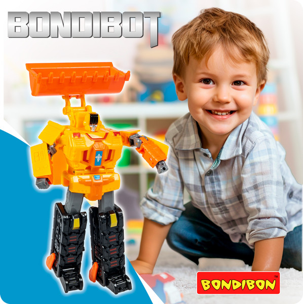 Изображение товара Робот-трансформер Bondibon Bondibot Бульдозер / ВВ6535