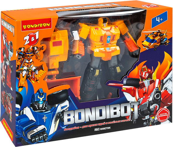 Изображение товара Робот-трансформер Bondibon Bondibot Бульдозер / ВВ6535