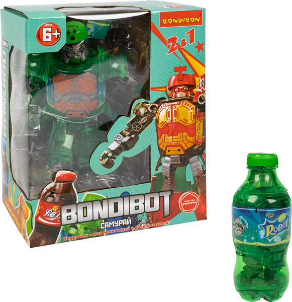 Изображение товара Робот-трансформер Bondibon Bondibot Самурай / ВВ6540