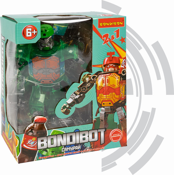 Изображение товара Робот-трансформер Bondibon Bondibot Самурай / ВВ6540
