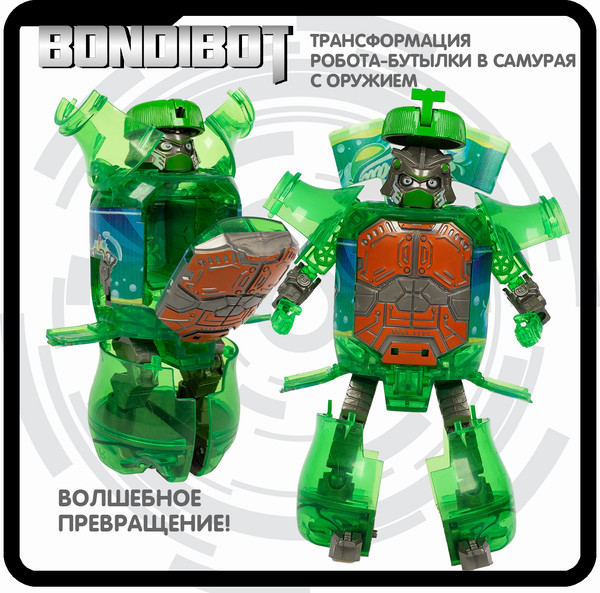 Изображение товара Робот-трансформер Bondibon Bondibot Самурай / ВВ6540