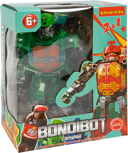 Изображение товара Робот-трансформер Bondibon Bondibot Самурай / ВВ6540
