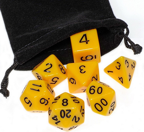 Изображение товара Набор кубиков для настольной игры Stuff-Pro DA0003 (желтый)