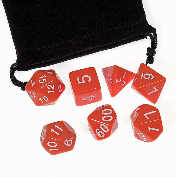 Изображение товара Набор кубиков для настольной игры Stuff-Pro DA0011 (оранжевый)