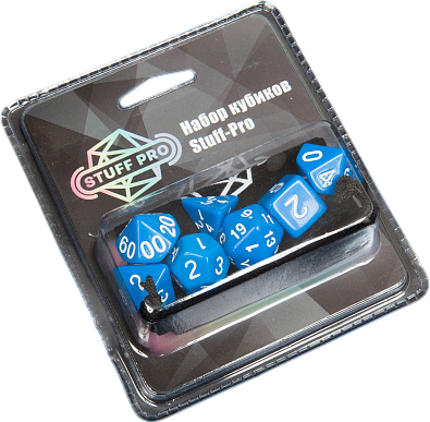 Изображение товара Набор кубиков для настольной игры Stuff-Pro DA0015 (синий)