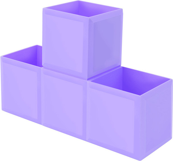 Изображение товара Органайзер настольный Darvish DV-14932-3 (фиолетовый)