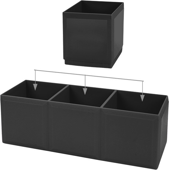 Изображение товара Органайзер настольный Darvish DV-14932-2 (черный)