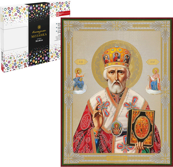 Изображение товара Набор алмазной вышивки Феникс+ Святой николай / 68629