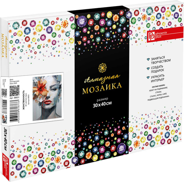 Изображение товара Набор алмазной вышивки Феникс+ Женственность / 68631