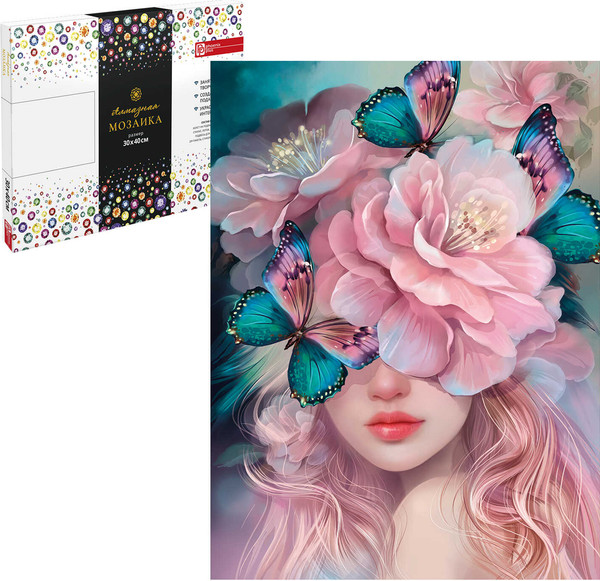 Изображение товара Набор алмазной вышивки Феникс+ Нежный цветок / 68632