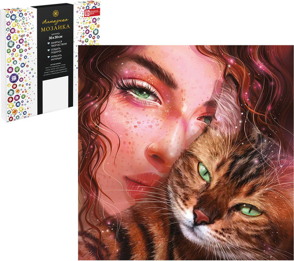 Изображение товара Набор алмазной вышивки Феникс+ Зеркало души / 68610