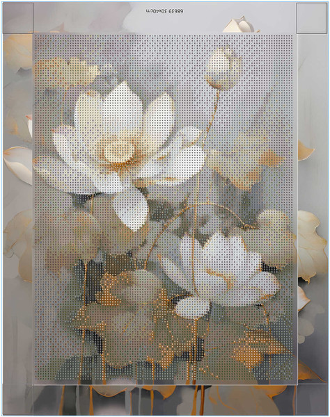 Изображение товара Набор алмазной вышивки Феникс+ Цветок лотоса / 68639