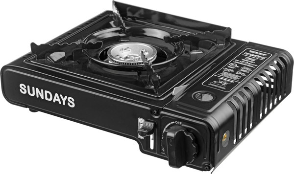 Плита туристическая Sundays ZD6800(CE)-D (черный)