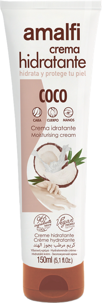 Изображение товара Крем для тела Amalfi Универсальный увлажняющий Кокос (150мл)