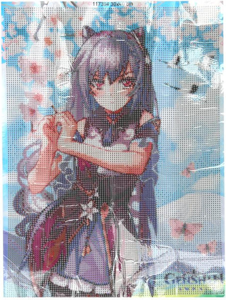 Изображение товара Набор алмазной вышивки MultiArt Аниме с ушками / AMR30X40-117394