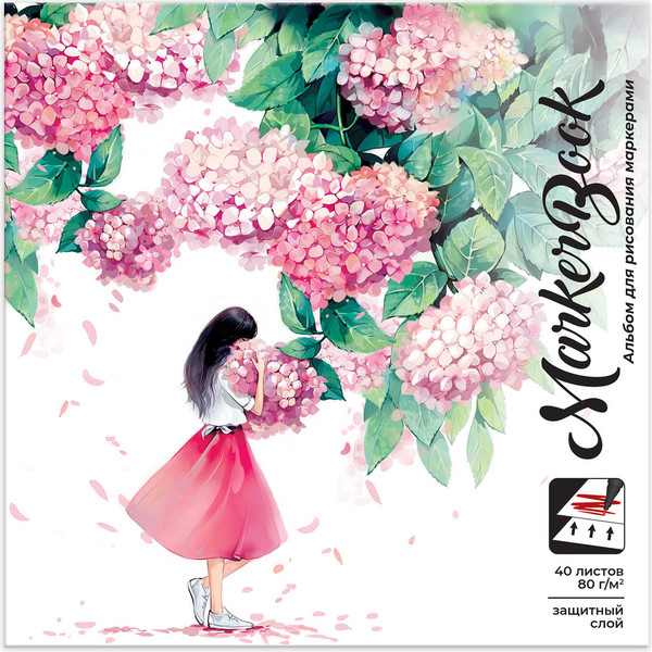 Изображение товара Альбом для рисования Феникс+ Нежные цветы / 68513