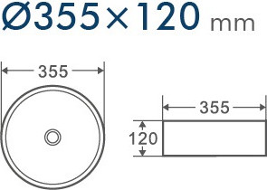 Изображение товара Умывальник D&K Matrix DT1391506 (графит)