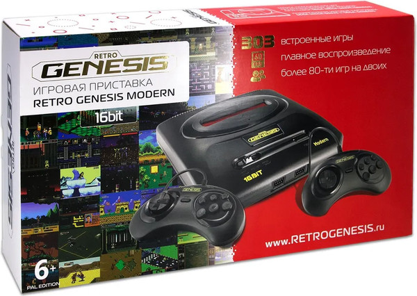 Изображение товара Игровая приставка Retro Genesis Modern + 303 игры / ConSkDn130