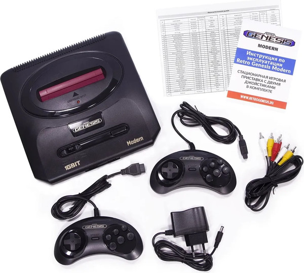 Изображение товара Игровая приставка Retro Genesis Modern + 303 игры / ConSkDn130