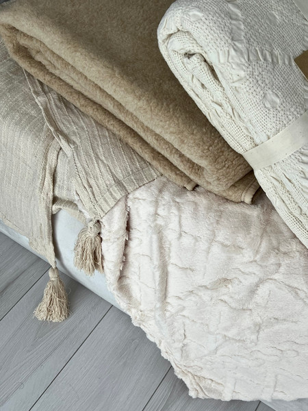 Изображение товара Плед Toasty Gray Казань 30018051 (бежевый)