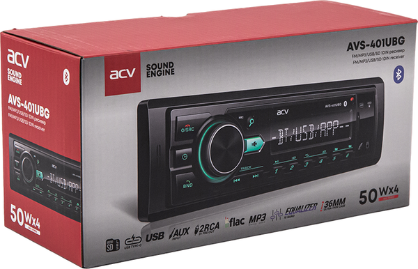 Изображение товара Бездисковая автомагнитола ACV AVS-401UBG