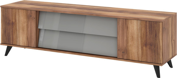 Изображение товара Тумба Stolline Онтарио под TV / 474.03 (дуб барокко/серый глянец)