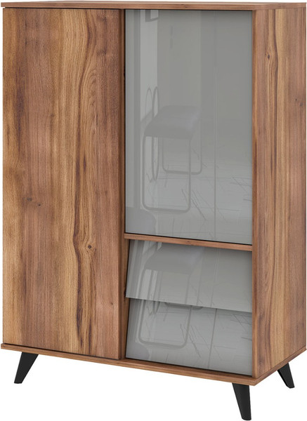 Изображение товара Тумба Stolline Онтарио 2 ящика / 474.05 (дуб барокко/серый глянец)