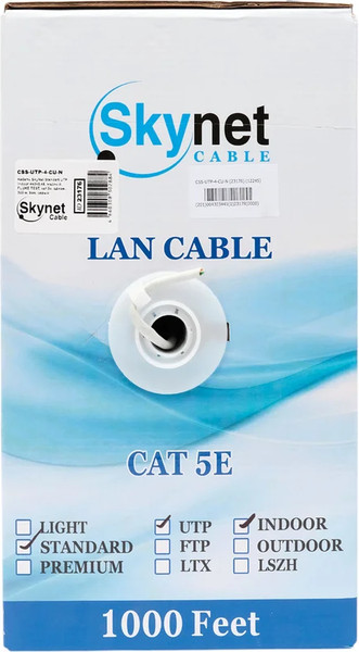 Изображение товара Кабель SkyNet CSS-UTP-4-CU-N (305м, серый)
