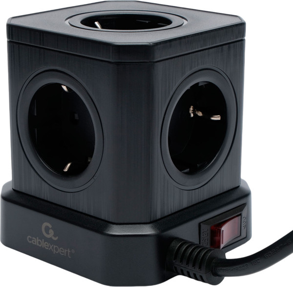 Изображение товара Сетевой фильтр Cablexpert TWR-5-U4-B-2