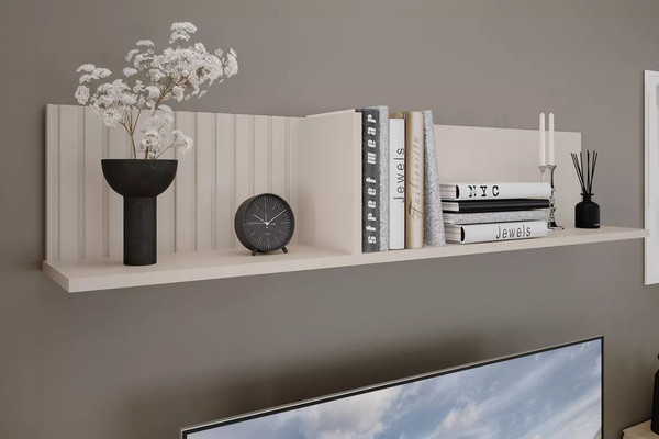 Изображение товара Полка Stolline Тоскана / 535.11 (кашемир серый)