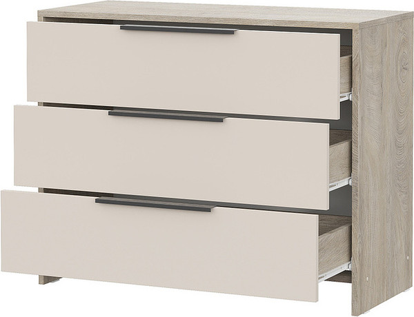 Изображение товара Комод Mio Tesoro Камелия 1 3 ящика (дуб эндгрейн/меланж)