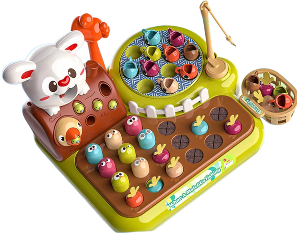 Изображение товара Развивающий игровой набор PlayOkay Счастливая ферма 4 в 1 / 2023054660011