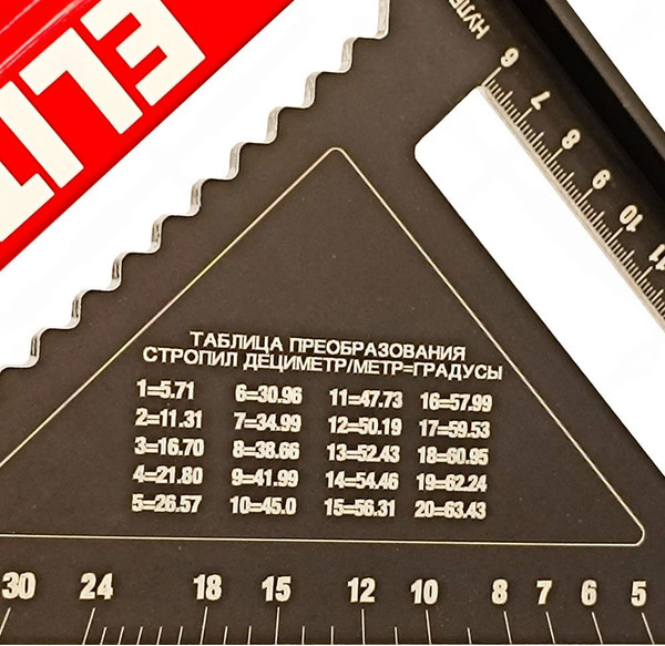 Изображение товара Угольник Elitech Кровельный 300мм / 207204